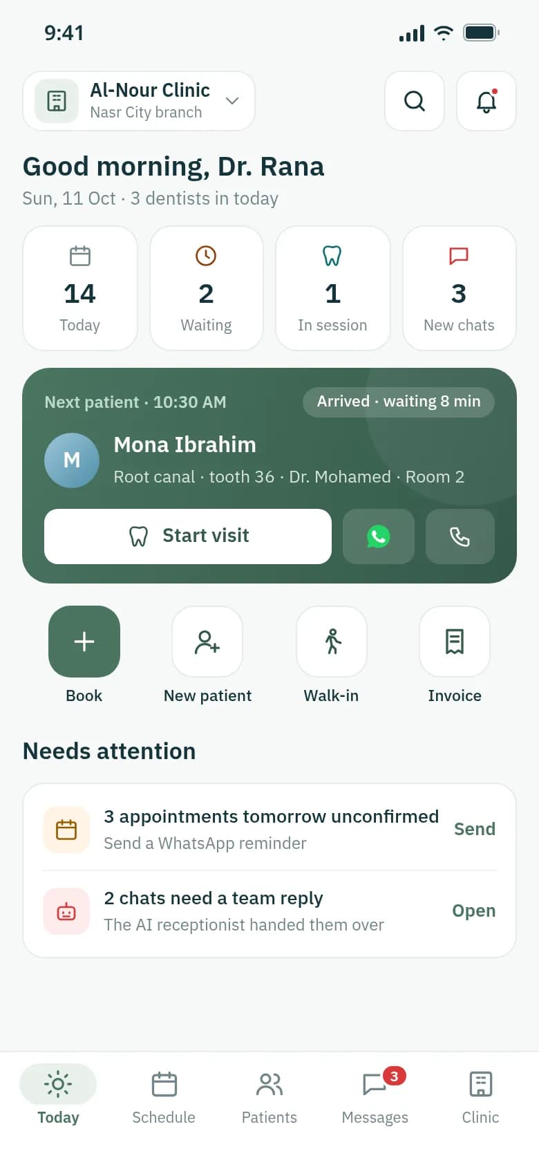 Clinic home